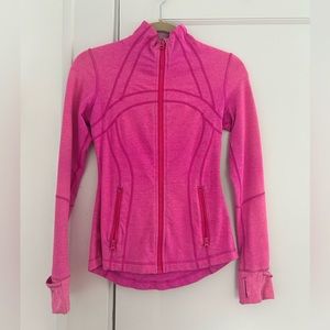 Lululemon pink zip up